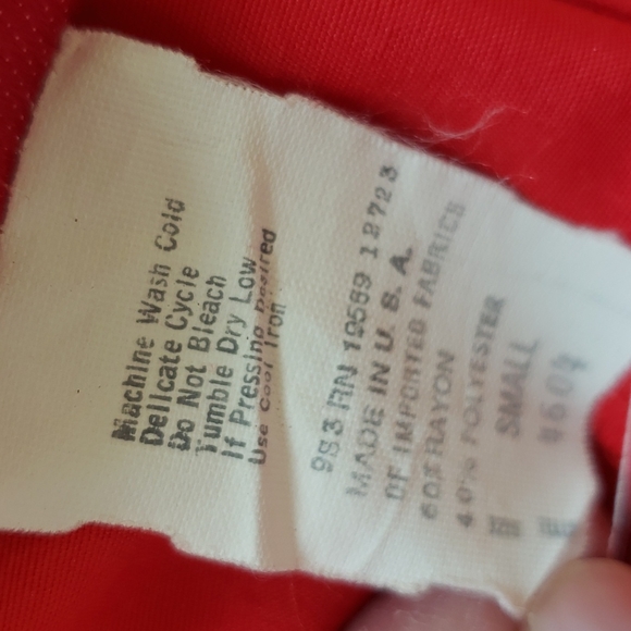 Red Lauren Lee Blouse - Picture 5 of 5